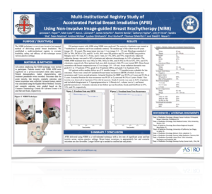 Jarek Hepel, MD Accelerated Partial Breast Irradiation poster
